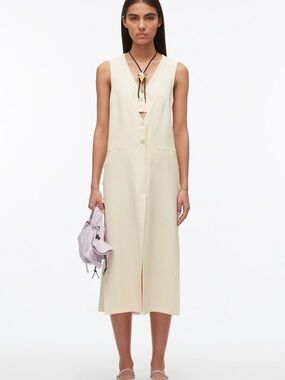 NWT 3.1 Phillip Lim Vest Dress with Set in Bra- size 8